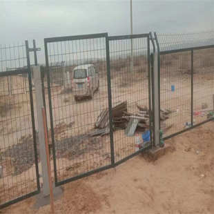 加密网片 水泥栅栏开口门 通线8001 8002桥下防护栅栏网片门