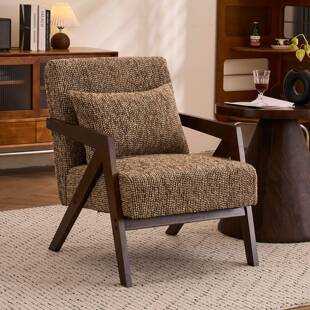 需定制理查德单人沙发客厅阳台休闲 椅中古风设计师单椅高端实木