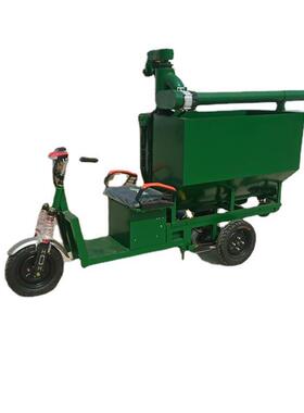 场饲料猪运撒送电动喂003料车 养殖场上机料 养殖场牛羊料车