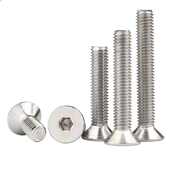 不锈钢201内六角沉头螺钉M3 M12平头螺杆平杯螺钉内六角螺丝优惠