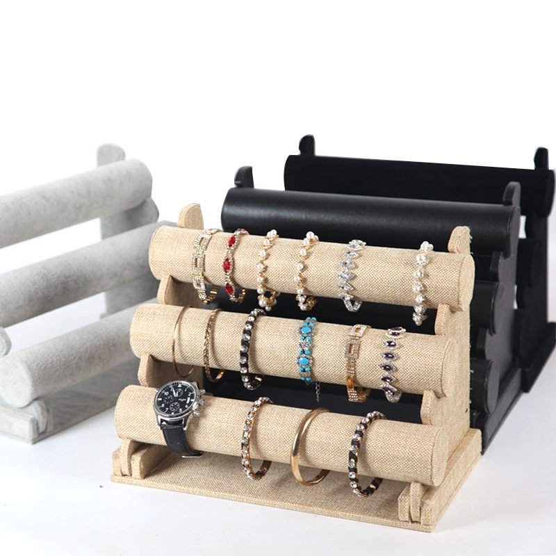 Bracelet watch jewelry organizer holder bar storage showcase - 实物图