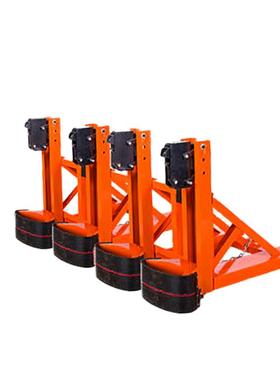 叉IEK鹰车油桶夹具 钢桶0塑料100kg2T单桶双桶三桶四桶嘴油桶桶夹