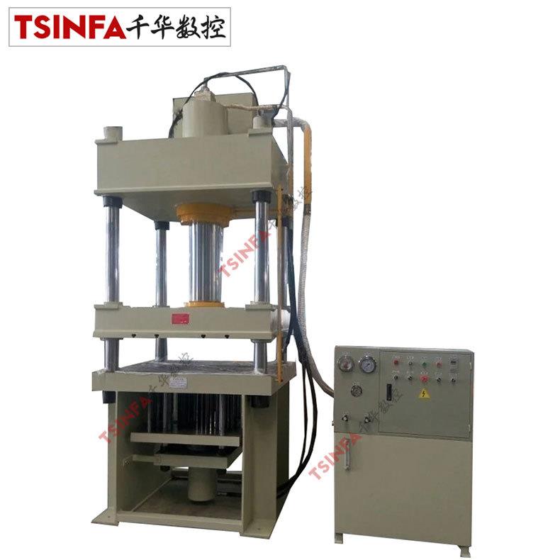 汽车配件金属拉伸成型315t三梁四柱液压机多缸PLC伺服200吨液压机