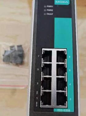 MOXA交换机EDS-308-MM-ST 8口聪明型即插即用工业以太网交换机