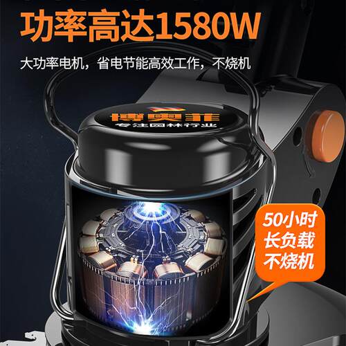 动割草OQE电机型家用除小草机农用收割除草锂打草机多功能除草电
