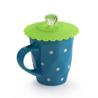 6pcs Silicone Anti-dust Cup Seals for Glass Mugs Reusable Cu