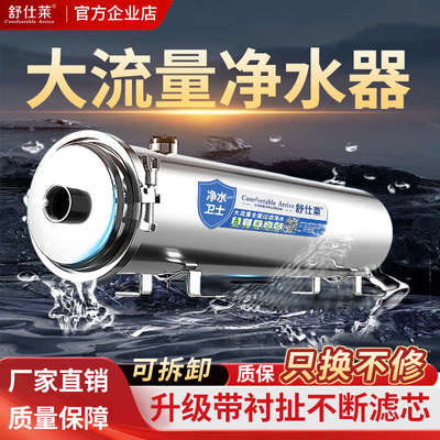 大型中央净水器设备商用全屋家用超滤直饮自来水农村井水前置过滤