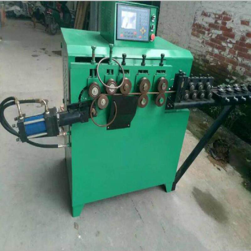 2019新款自动钥匙环制圈机 不锈钢环形桶箍打箍机 铁丝卷圆机