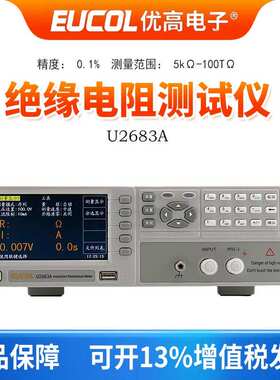 常州优高U2683 U2683A U2683B绝缘电阻测试仪5kΩ-100TΩ