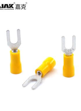 预HPSSV30.5-PVC绝缘叉形子紫铜冷压端子Y型铜鼻子有认证KS端T