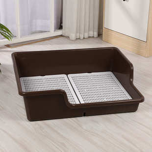 新款宠物狗狗猫砂按压式围栏狗厕所 尿盆  便盆 防溅漏 狗厕所