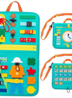 Kids Montessori Toys Educational Baby Busy Board Cartoon Ear