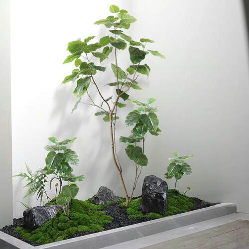 仿真绿植盆栽树家居样板间橱窗植物造景假树仿生植物室内客厅摆设