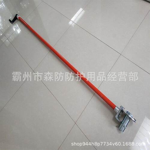 带电作业ZF010532绝缘绕线器操作杆式卷线器铝合金飞轮卷线器