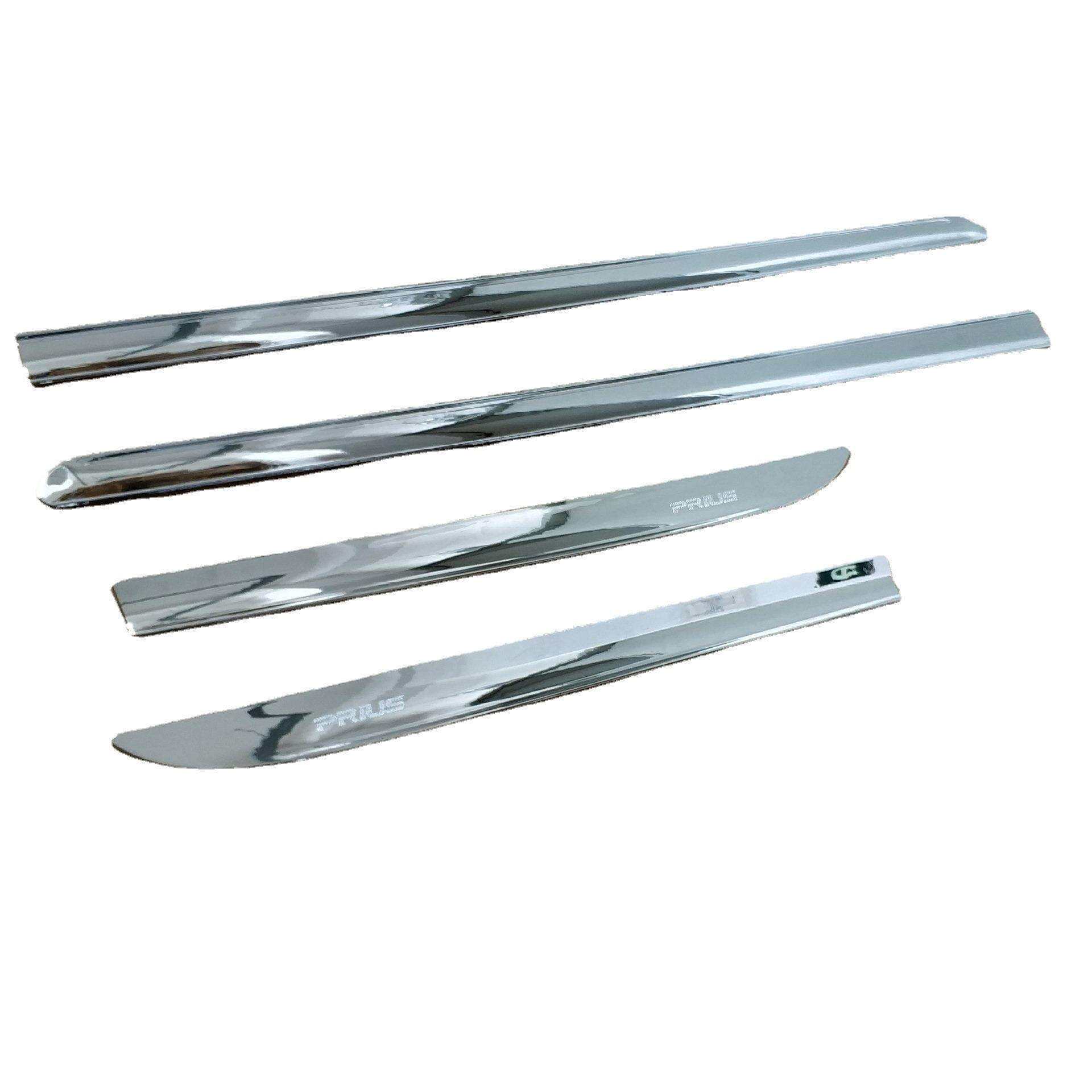 适用于09-15款丰田普锐斯30系门边条电镀车门防撞条防擦痕改装饰