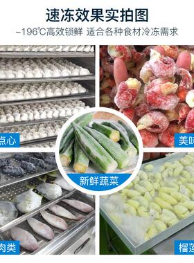 食品液氮速机-196冻℃超低温鲜液氮速NID冻柜榴莲海速柜设冻备厂