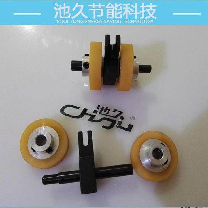 纺机配件自动模板机GC673款胶轮压脚组件