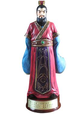 高档式三国创人物曹操公仔意公雕像 客厅中书房办室家居摆设