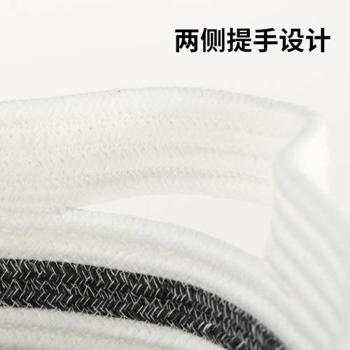 AZZ大容量棉绳家收纳筐卧居物篮储可叠水洗大号衣脏衣折篮
