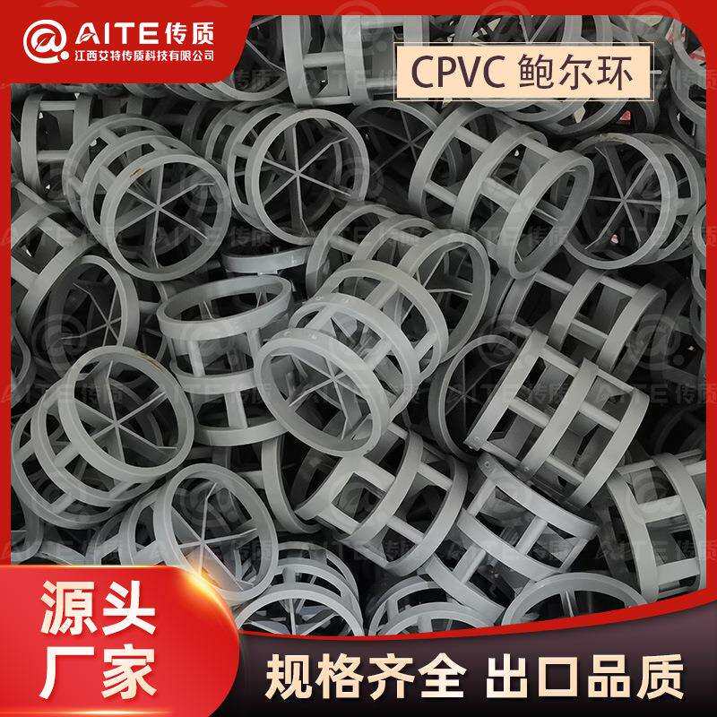 厂家供应50mm鲍尔环填料 塑料鲍尔环化工填料 塑料CPVC鲍尔环