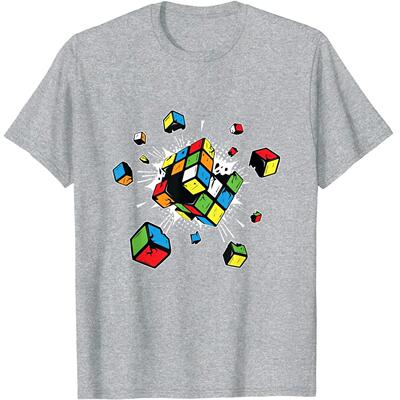 Exploding rubix rubiks rubics cube present gift for kids T-S