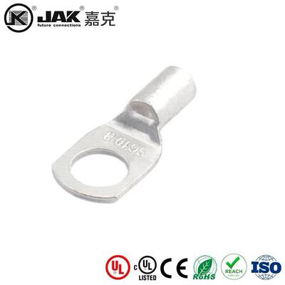 SC10-8冷压端子 蓄电池铜鼻子管型 接线鼻 窥口镀锡铜 有认证KST