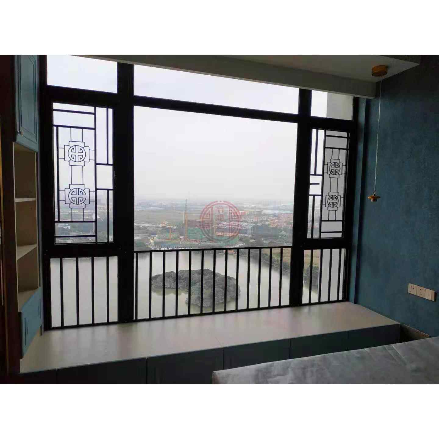 窗花不锈金刚纱网 高层窗户儿童安全防蚊护栏 港式铝合金防盗窗花