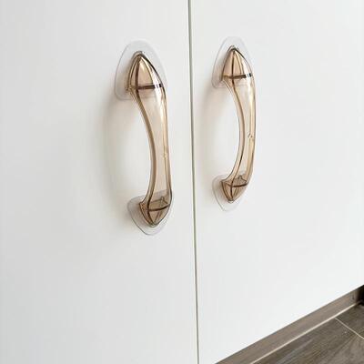 Sliding door handle no-drill handle drawer glass pull handle