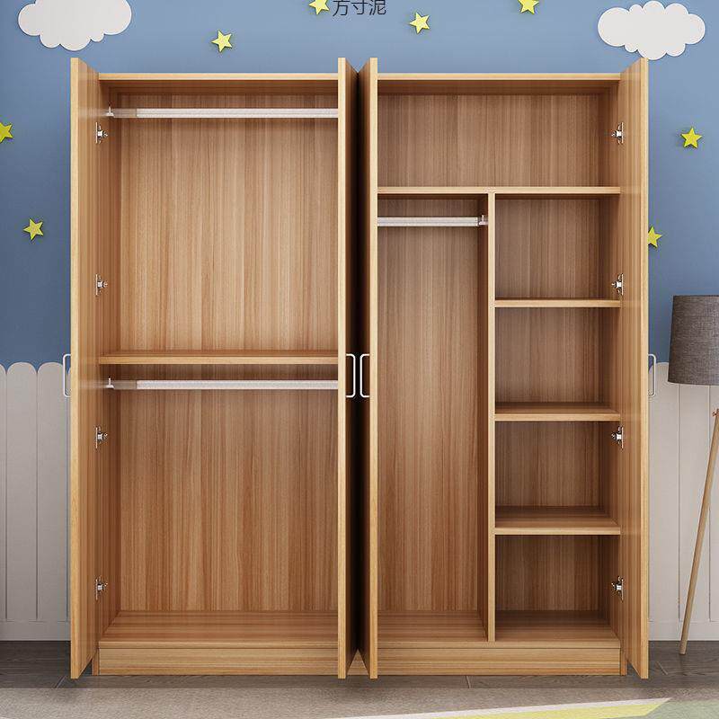 实木质简易儿童收简约现代大衣橱经济组成型卧室人装宿舍纳办TBV