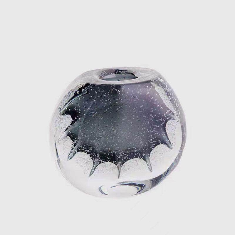 简约轻奢气泡灰色琉璃玻璃花瓶创意软装电视柜餐桌台面装饰摆件,家居饰品,装饰摆件,淘宝优惠券,粉丝福利购,淘宝优惠卷
