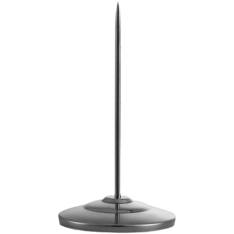 酒吧餐厅吧台菜单单插钉座 收集单据叉针传票夹传票叉 票据插针