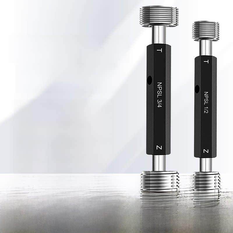 美国管道螺纹规Npsl1/8 1/4 3/8 1/2 3/4 1/4 1/4螺纹规通过停止