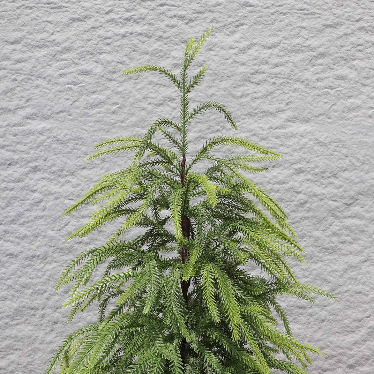 长期现货 90cm诺福克松树盆栽绿色人造圣诞树 3FT圣诞树假植物