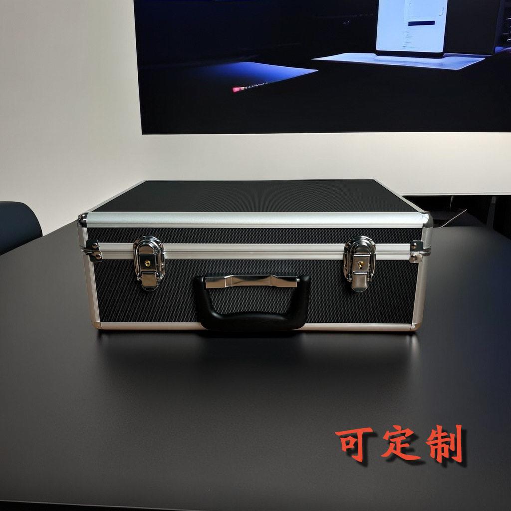 黑色加厚精密仪器工具箱专业厂家铝合金耐用防护多功能便携箱
