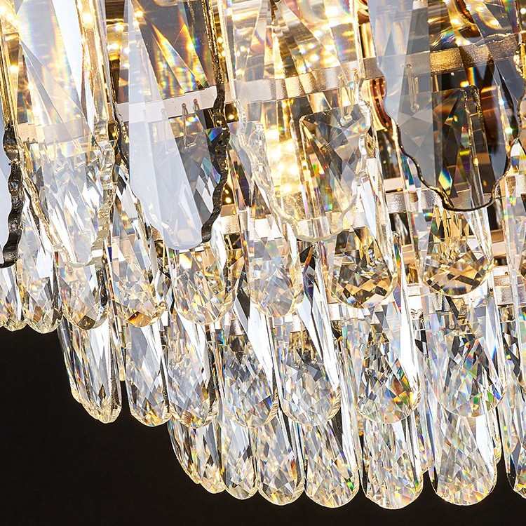 轻奢水晶吊灯客厅灯现代简约大气2025新款水晶灯设计师主卧室灯具