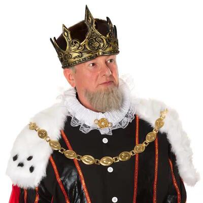 Crown Crowns King Men Adults Jubilee Party Costume Birthday