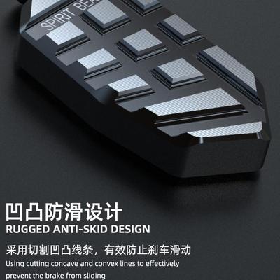灰石250改装加大刹车脚踏板奔达金吉拉300防滑后脚踩刹车垫加宽块