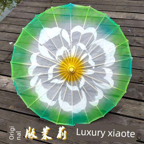 春晚茉莉情怀花开舞蹈伞古典中国风茉莉演出舞伞工艺表演道具伞