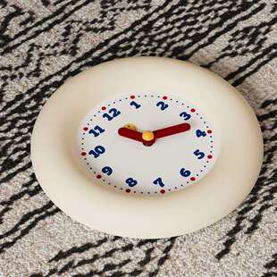 艺术奶油风高级感钟表2026新款挂钟装饰挂钟客厅简约现代客厅静音