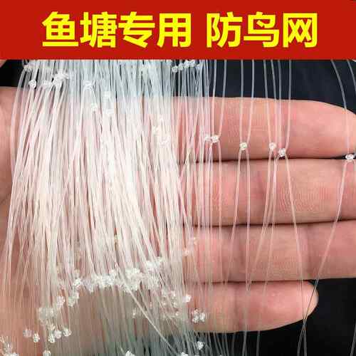 新款直销防鸟网尼龙网家用机场果园防护网防护网葡萄网养殖鱼塘天