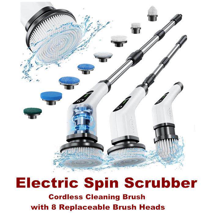 Electric Spin Scrubber Bathroom Cordless Cleaner Brush