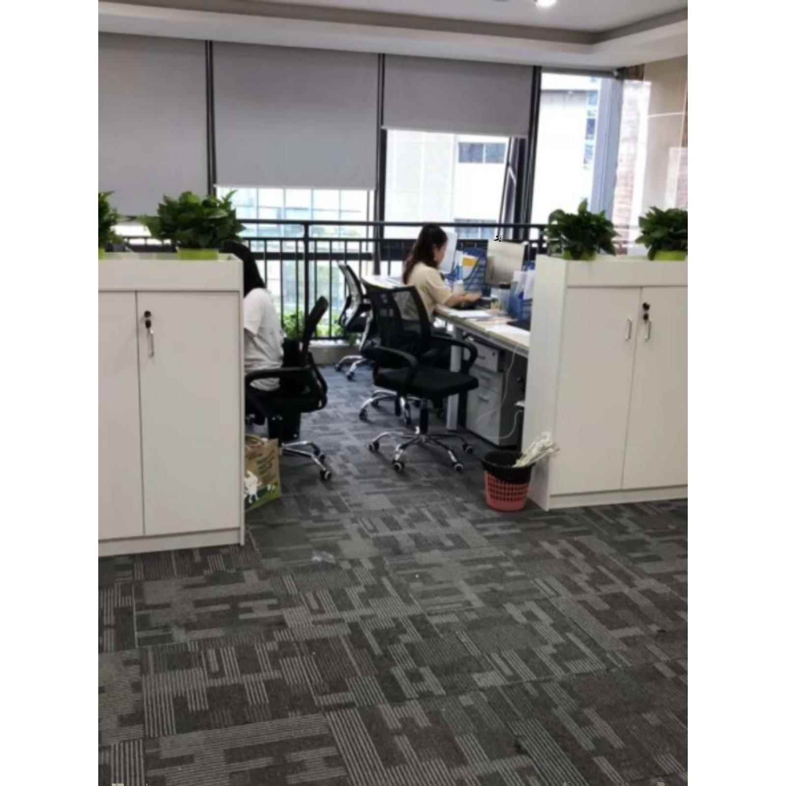 定做板式现代办公槽隔断可放盆景储物矮草摆花柜矮柜办公室文件柜
