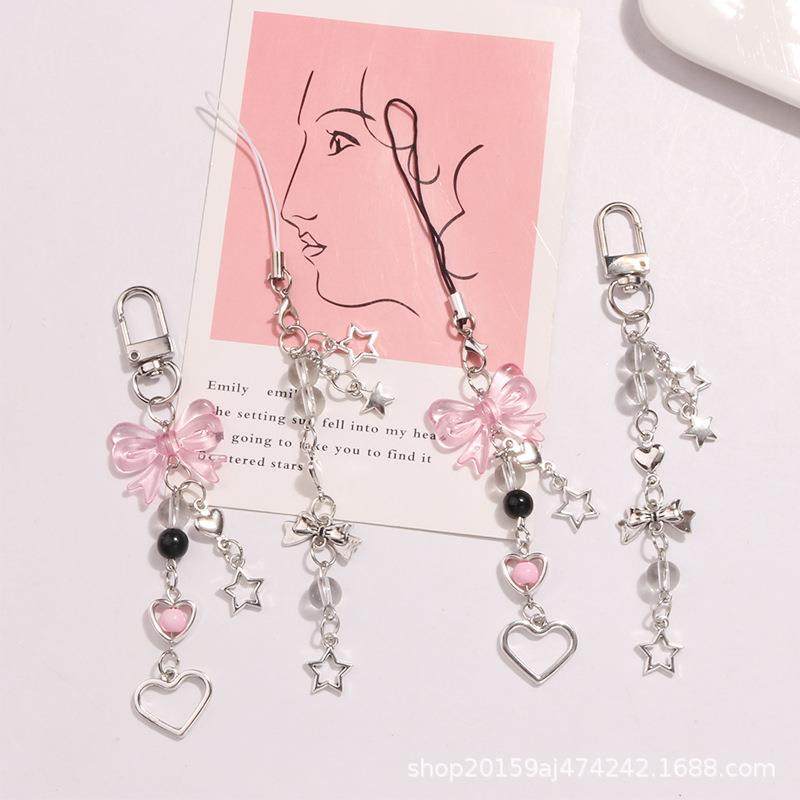 绝美手机链超好看独特手机链氛围感手机链新款甜亚风蝴蝶结钥匙扣,服饰配件/皮带/帽子/围巾,钥匙扣,淘宝优惠券,粉丝福利购,淘宝优惠卷