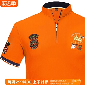 高尔夫短袖t恤速干球服装polo衫，男士golf球，衣服透气男装夏季t