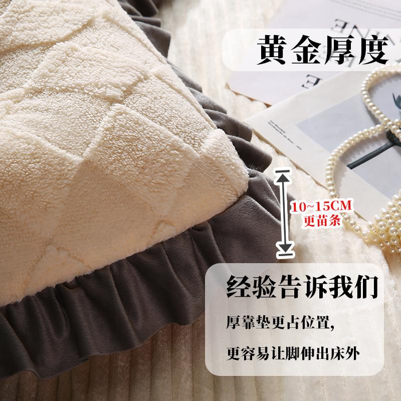 床塔芙绒大靠背靠垫枕宿舍腰沙发头床头靠软包家用YG2462塔护靠垫