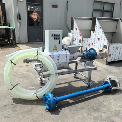 渣脱斜干湿分离机不锈钢筛式水LCK固液豆分离机养殖场粪污挤干处