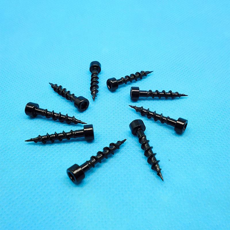 KCA4*22内六角自攻 高硬度快速牙 音箱家具木制品快牙螺丝现货