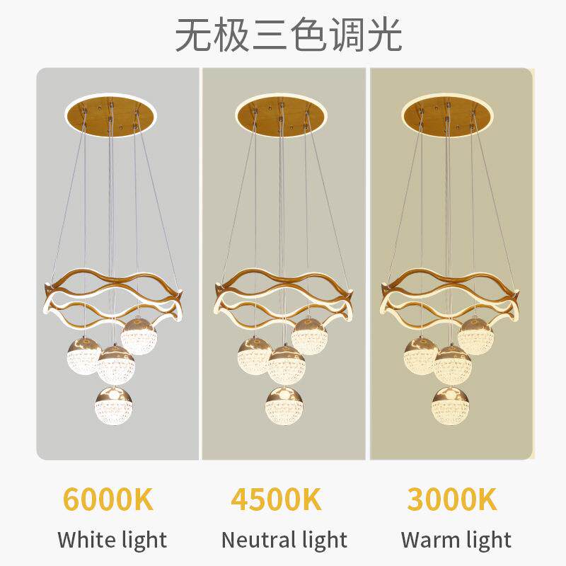 中山现代简约风格餐厅灯楼梯灯吊灯餐吊灯LED吊线灯外贸电商