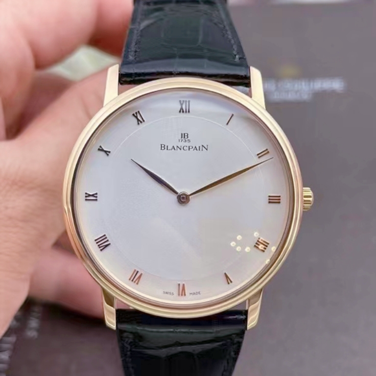 公价15万】98新宝珀经典4053-3642-55B自动机械男士手表40mm正品