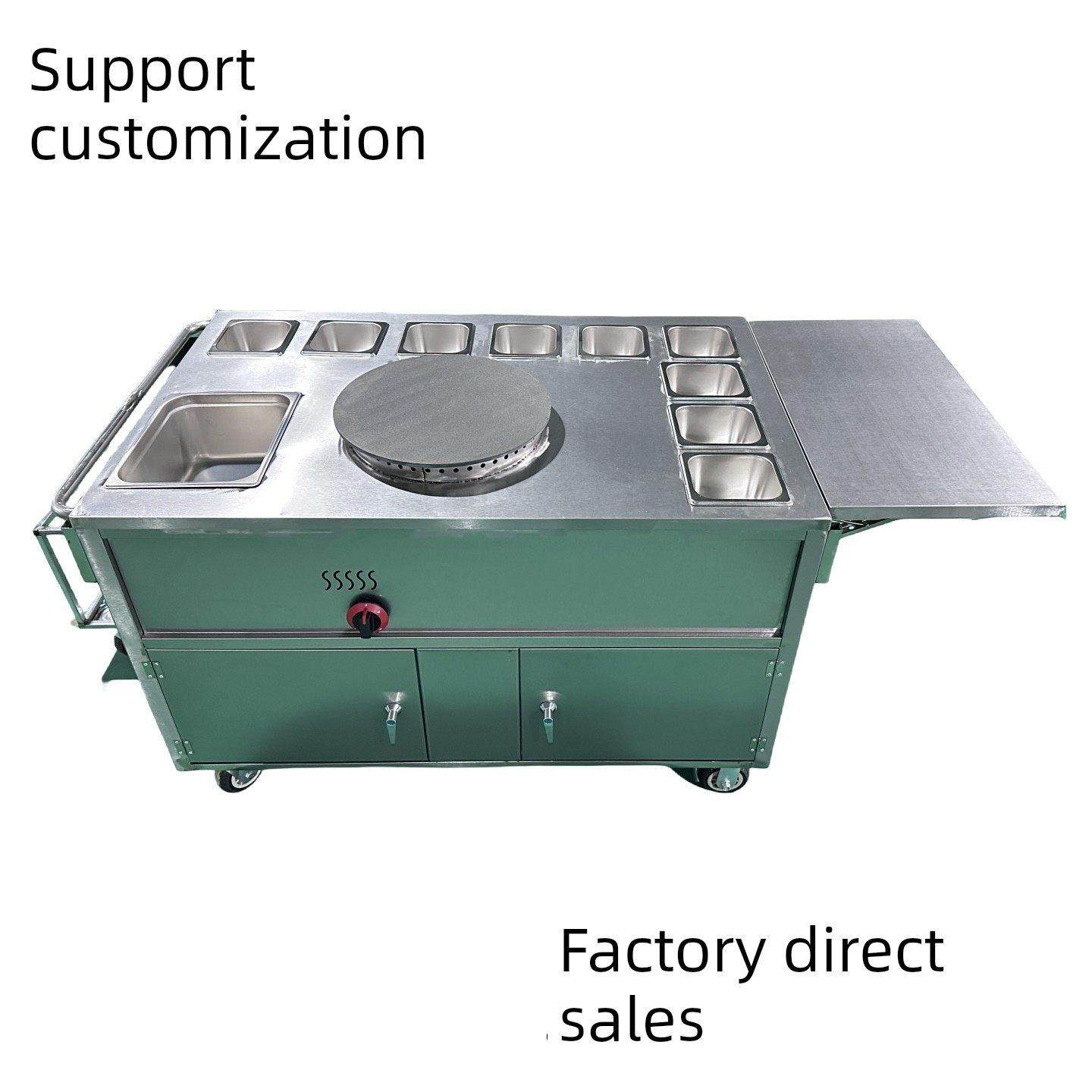 煤气炉商业小吃车，夜市特色小吃车，煎饼，鸡蛋煎饼，山东杂粮煎,厨房/烹饪用具,烧烤车,淘宝优惠券,粉丝福利购,淘宝优惠卷